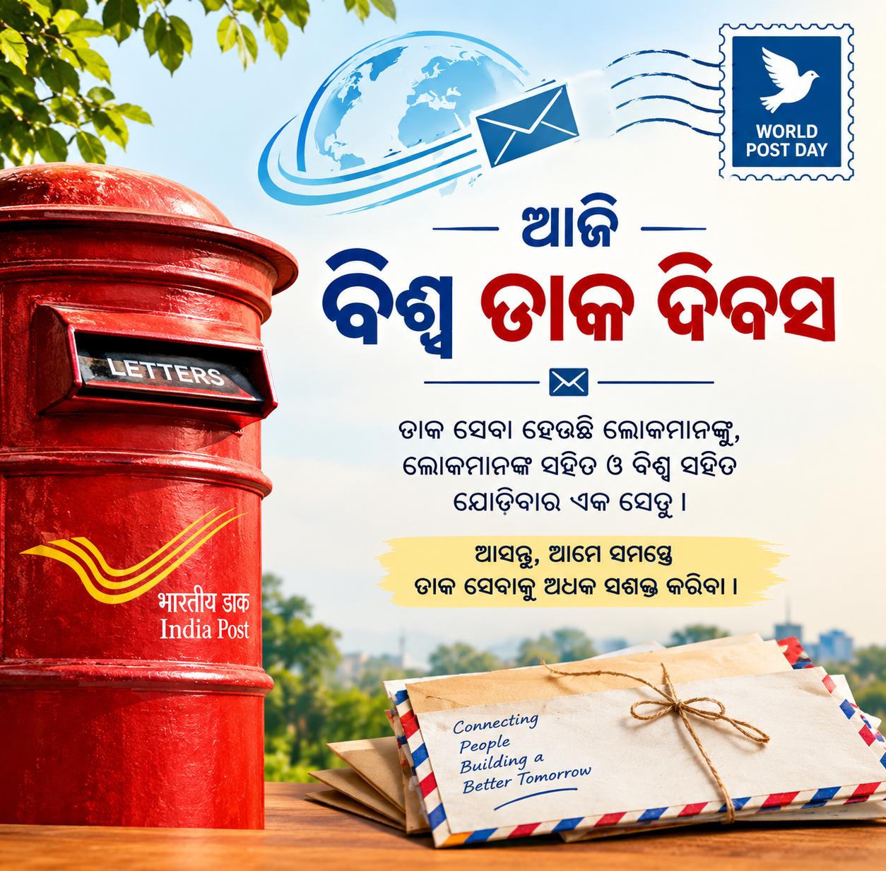 ଆଜି ବିଶ୍ୱ ଡାକ ଦିବସ!